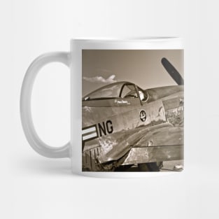 Stang Evil Vintage Mustage Fighter Plane Mug
